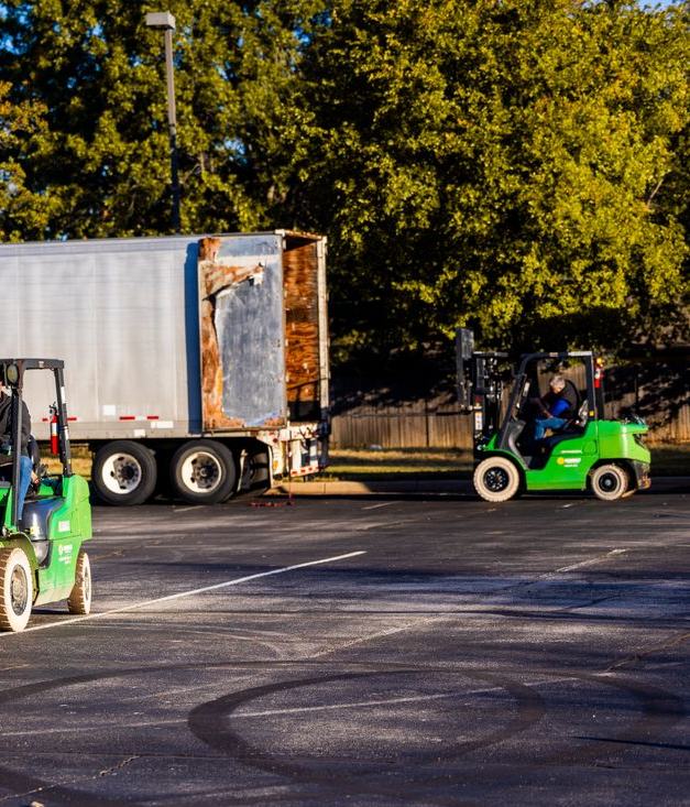 Forklift ile palet yükleme